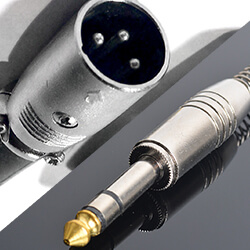 Convertidor de XLR a Plug 6.5mm