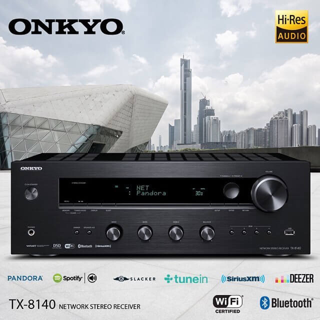 ONKYO TX-8140 Receptor Estéreo 80 Watts por Canal