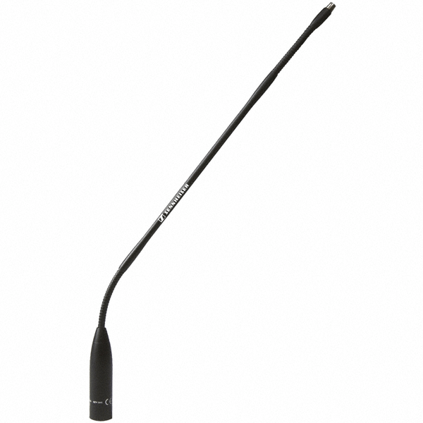 Cuello de cisne metálico (longitud 400 mm) con dos secciones flexibles para usar.