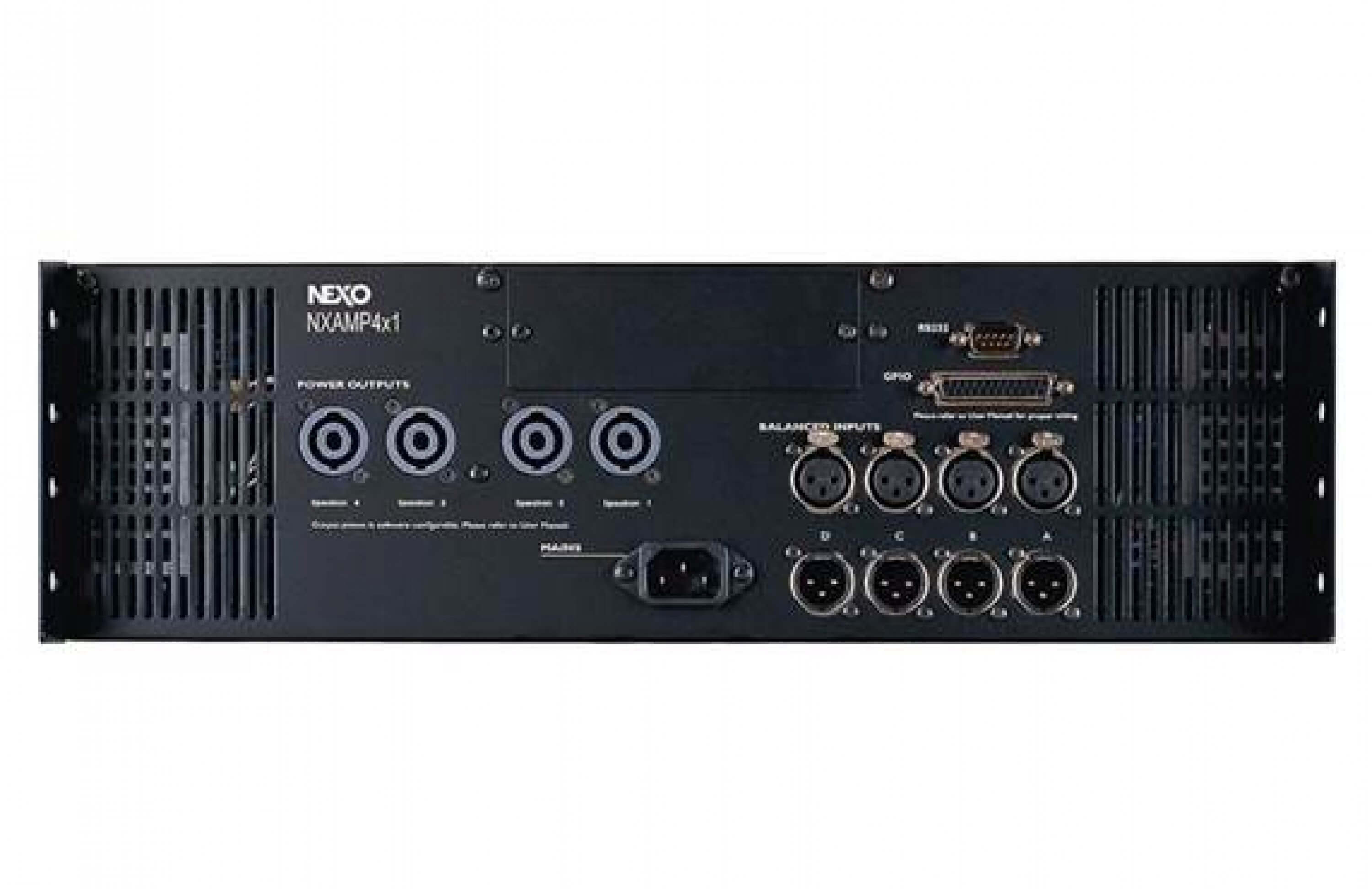 Nexo NXAMP4X1 MK2 Amplificador de 4 canales de 600 watts a 8 ohms