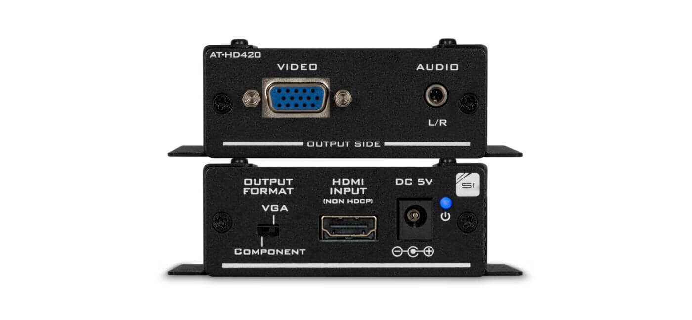 Convertidor de HDMI a VGA y Convertidor de formato Audio Estereo