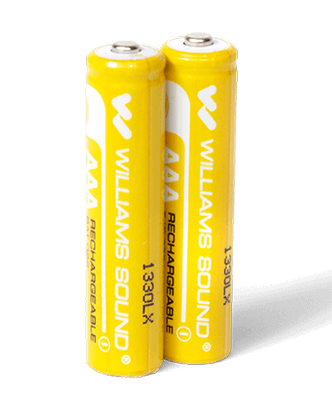 Williams Sound BAT 022-2 Baterias recargables aaa de 1.2 voltios (2pzas)