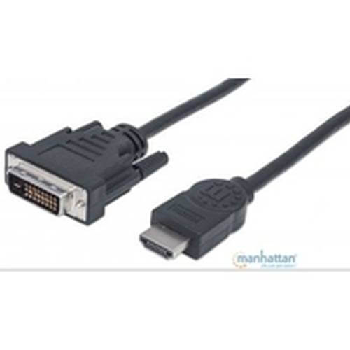 Manhattan 372503 Convertidor hdmi a dvi-D macho 1.8 mts