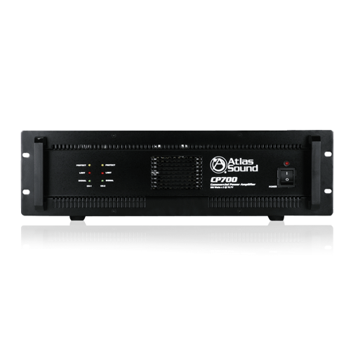 Atlas Sound CP700 Amplificador de potencia comercial de doble canal y 700w