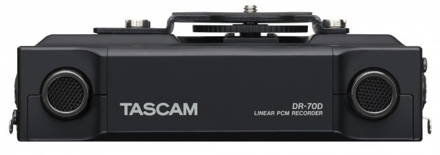 TASCAM DR-70D Grabadora portátil de 4 pistas para camaras dslr diseñada para cineastas.