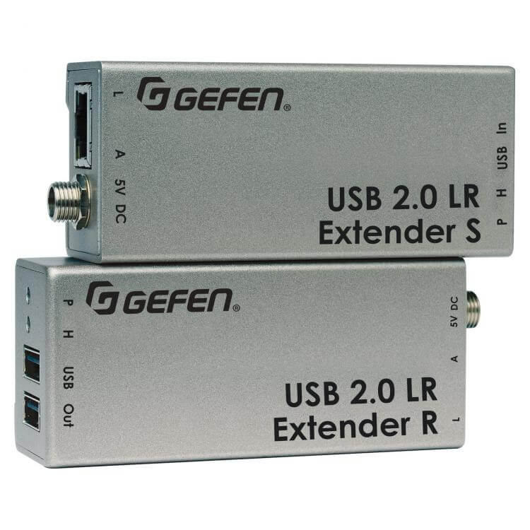 Gefen EXT-USB2.0-LR Kit de extensor de usb de 100 metros