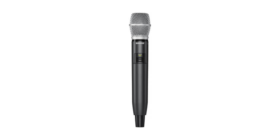 Shure general GLXD2/SM86 TRansmisor de mano con cápsula condensador.