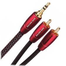 Audioquest GOLDG01MR Cable miniplug 3.5mm a rca 1m