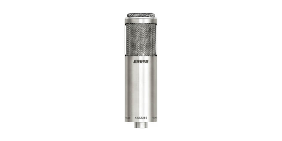 Shure general KSM353/ED Micrófono de cinta bidireccional premier, bidirecional