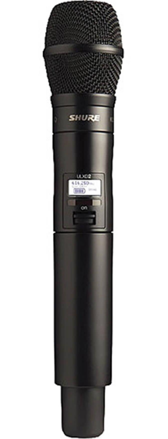 Shure general ULXD2/KSM9/HS TRansmisor de mano con micrófono ksm9 en color negro.