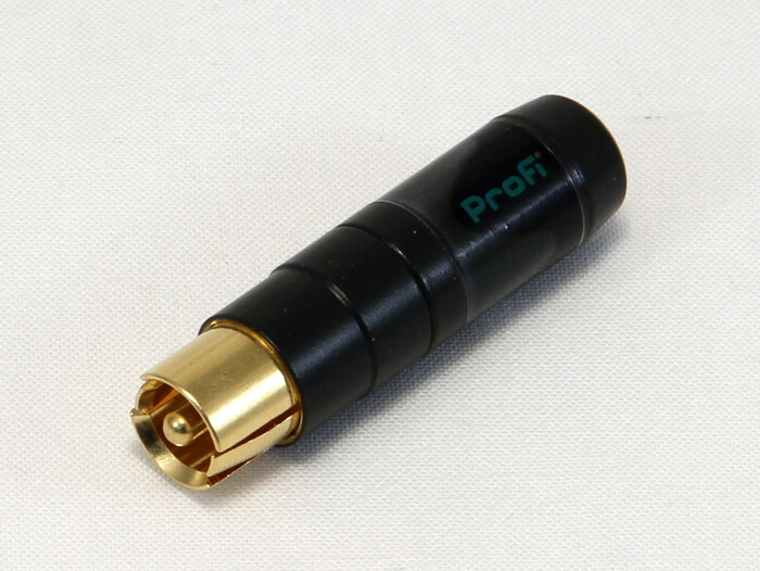 Conector RCA PLUG  Enchufe de Phono, 3 al diámetro externo del cable de 5.5 milímetros