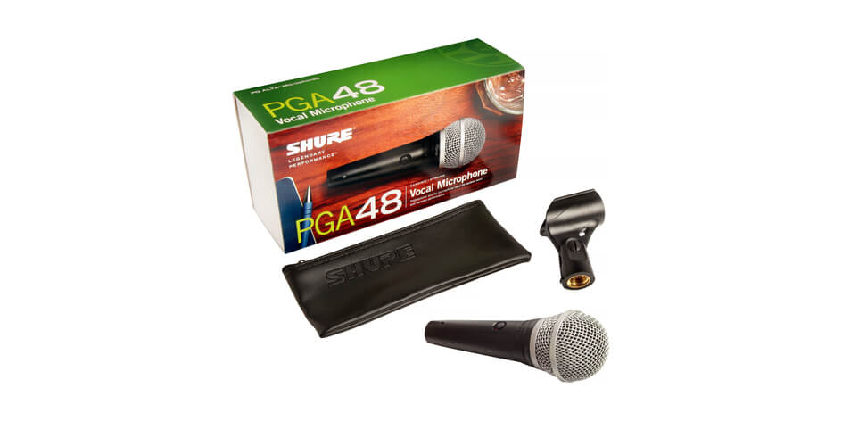 Micrófono vocal dinámico cardioide para aplicaciones vocales Cable XLR-QTR.