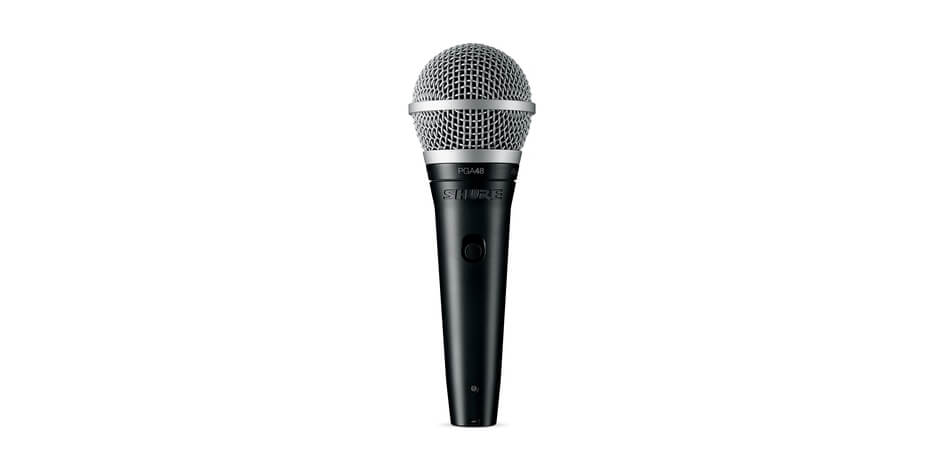 Shure general PGA48-XLR Micrófono vocal dinámico cardioide para aplicaciones vocales y vocales. xlr-Xlr cable.