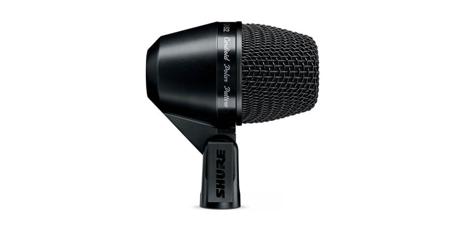 Shure general PGA52-XLR Micrófono dinámico dinámico de giro dinámico cardioide. xlr-Xlr cable.