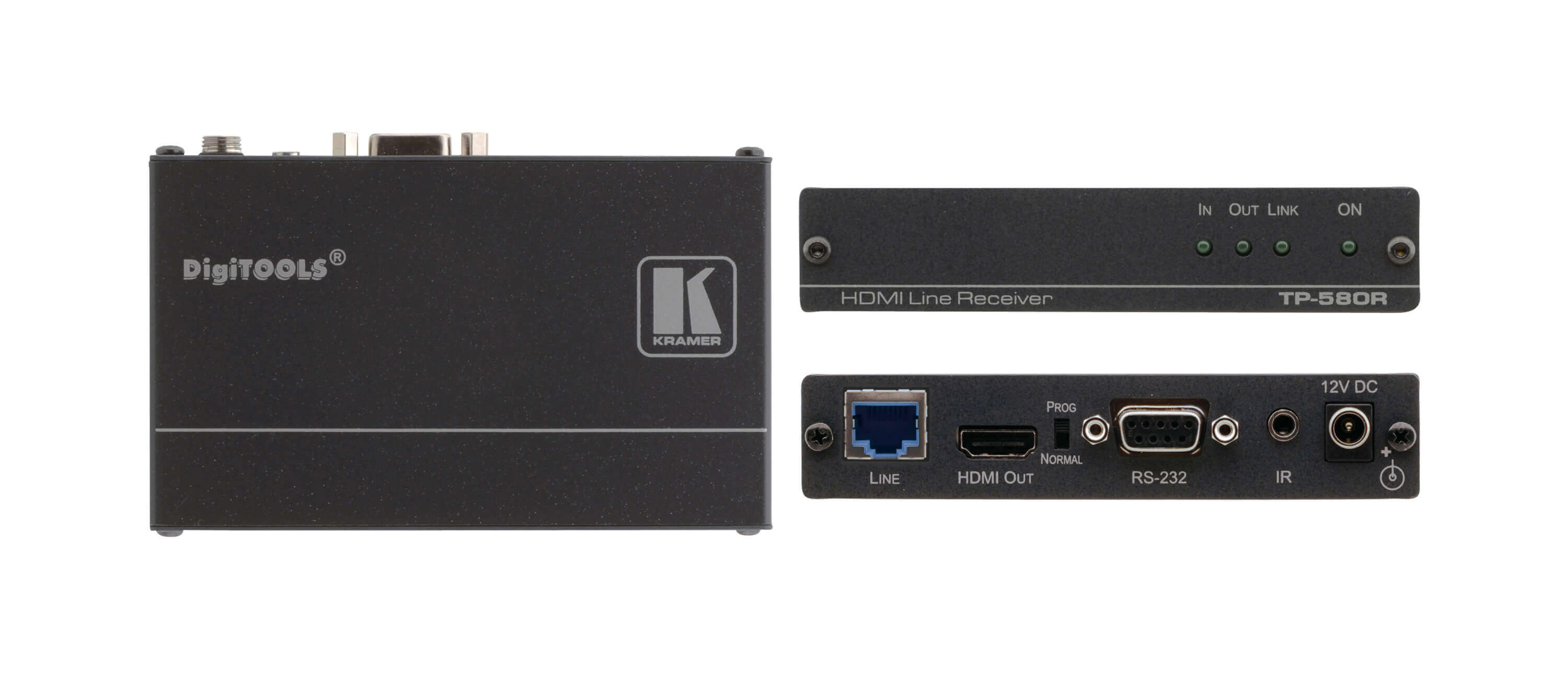 Kramer tp-580r extensor hdmi con entrada hdbt