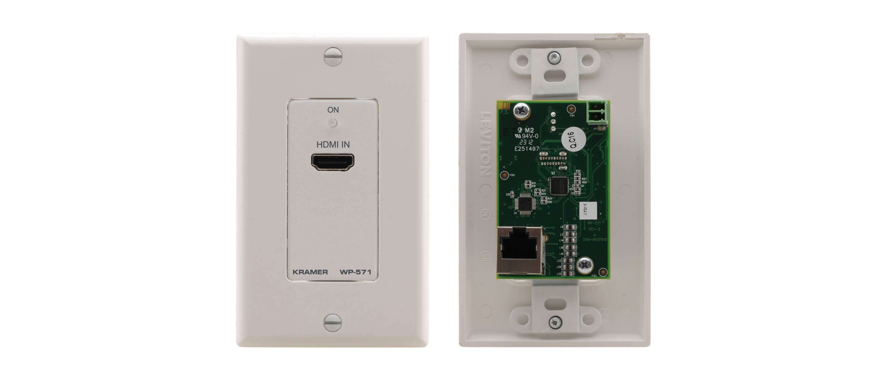 Kramer WP-571 TRansmisor wallplate hdmi hdcp 2.2