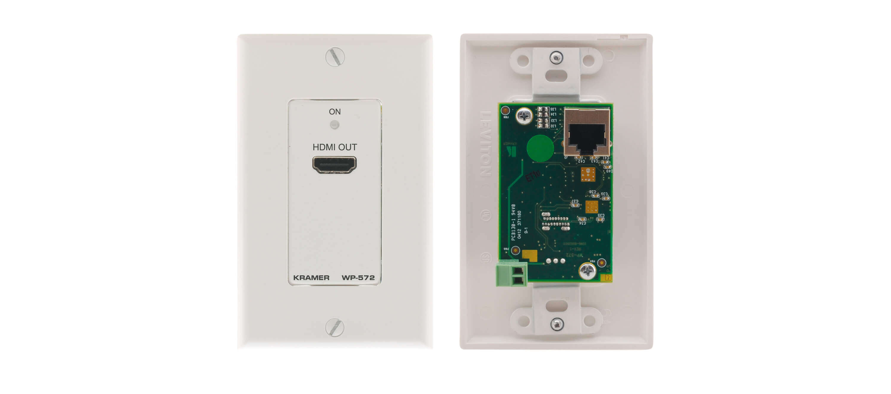 Kramer WP-572 Receptor wallplate hdmi hdcp 2.2