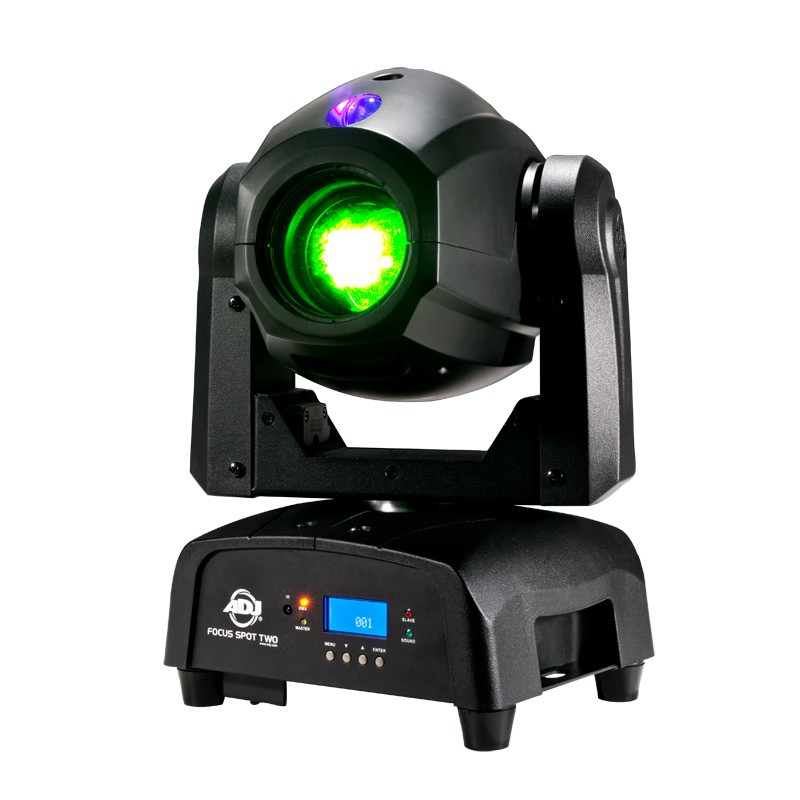 ADJ Focus Spot Two Cabeza Móvil con 3 W UV-LED Adicional