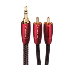 Audioquest GOLDG02MR Cable miniplug 3.5mm a rca 2m