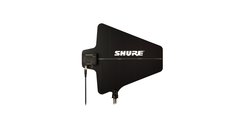 Shure general UA874wb Antena direccional activa, selección de ganancias entre +12, +6, 0 y -6db, 470 a 900hz