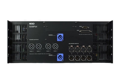 Nexo NXAMP4X4U Controlador digital amplificado 4 canales 1900w x canal 8Ohms