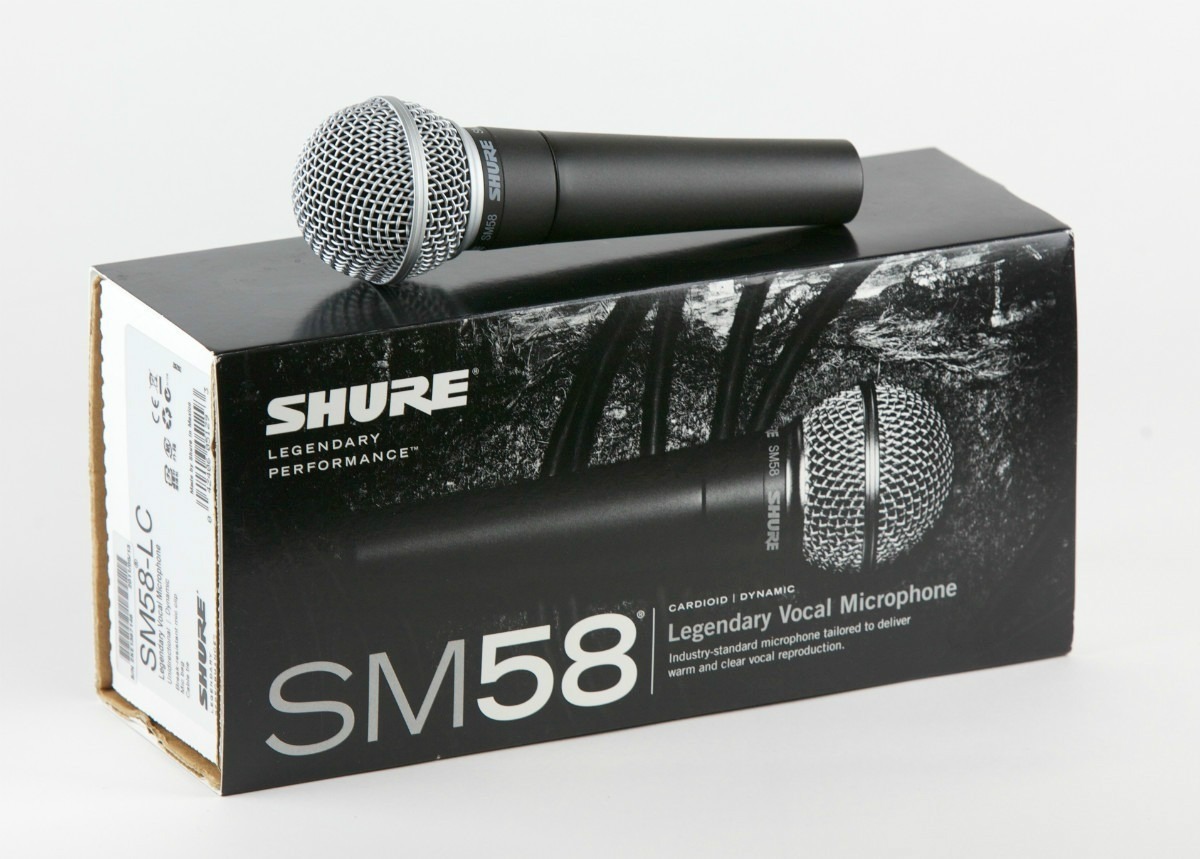 SHURE SM58S Microfono de Mano con Switch