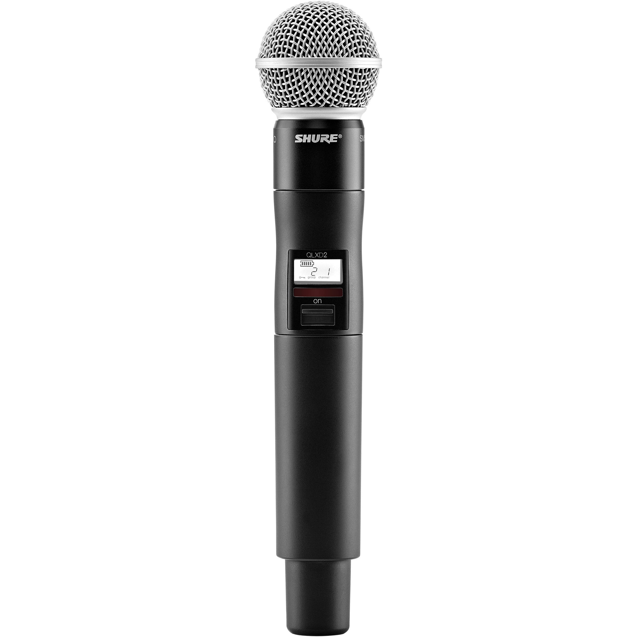 Shure general QLXD2/SM58 TRansmisor inalambrico de mano con sm58