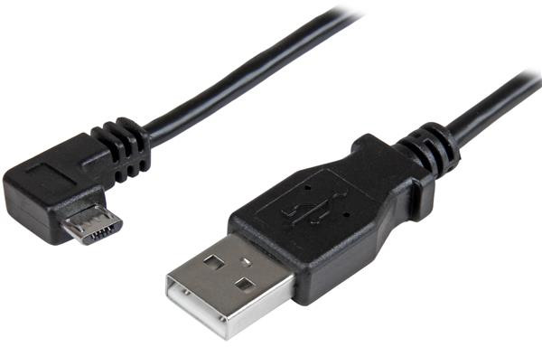 STARTECH USBAUB1MRA Cable de micro usb con conector acodado a la derecha