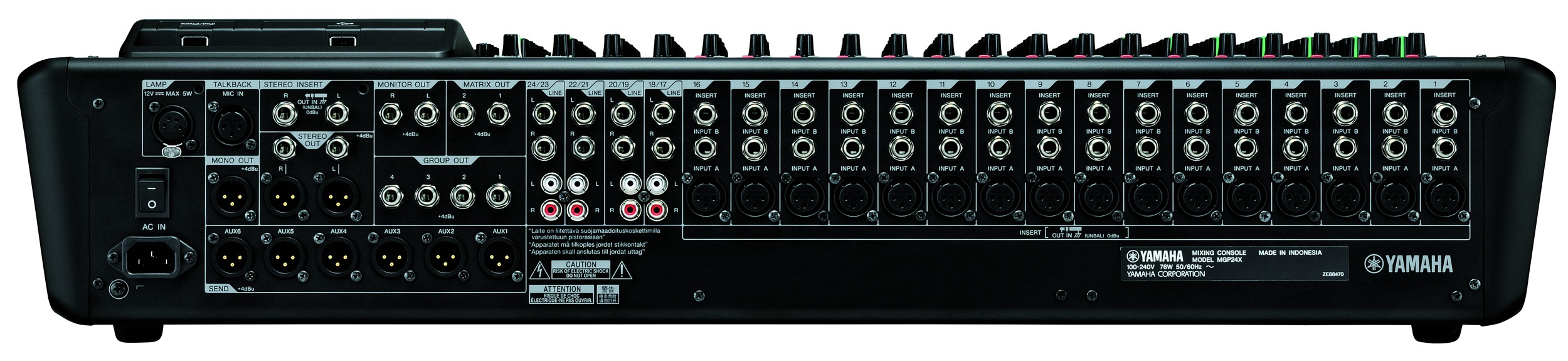 Yamaha MGP24X Consola de Mezcla Premium de 24 canales