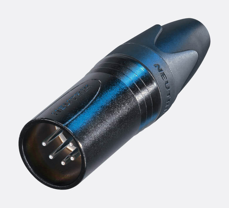 Conetcor XLR 5 polos macho