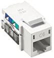 Lutron, CON-1P-C6-WH Conector de teléfono 8 conductores, color blanco