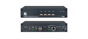 Kramer 692 Receptor 4K60 4:2:0 de fibra óptica HDMI MM/SM con USB, Ethernet, RS-232, IR