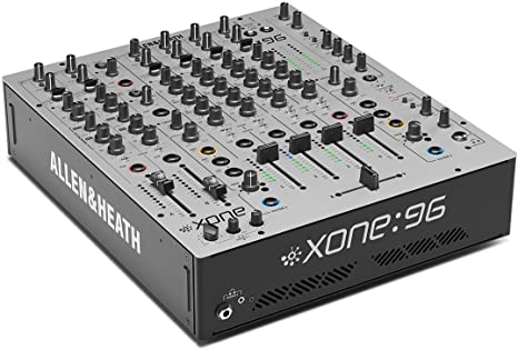Allen Health XONE:96, Mezcladora para DJ de 6 canales estéreo phono/línea/USB + 2 mic/Linea/Hiz/USB