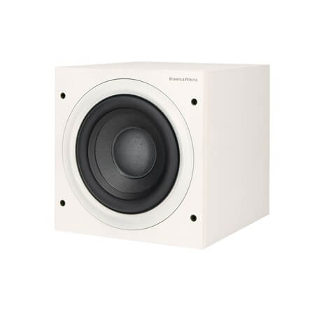 Subwoofer activo, 1 Woofer 8", Potencia 200W,en color negro y blanco , (pieza)