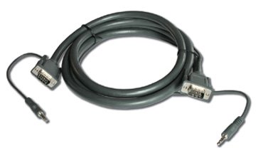 Cable 15Pines HD y Audio Estéreo 3.5mm