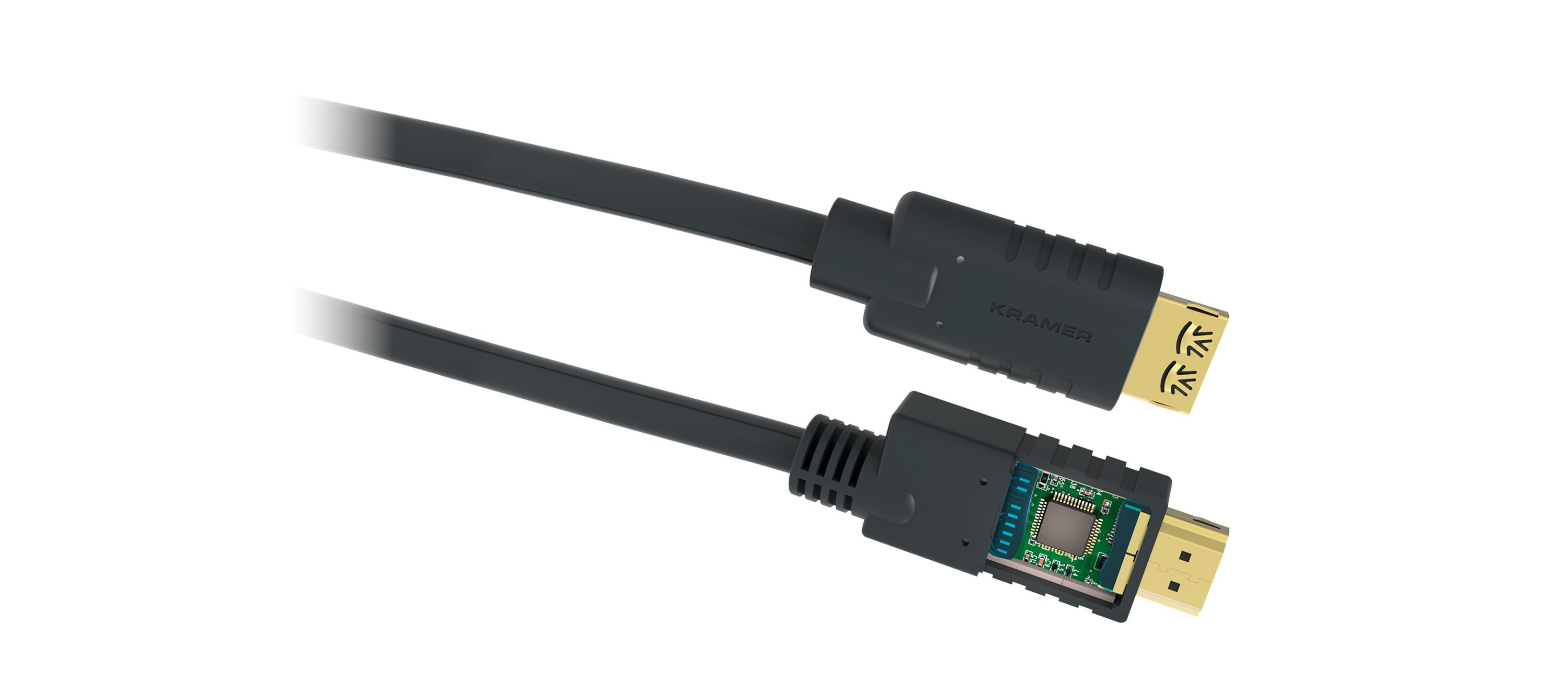 Kramer CA-HM-15 Cable HDMI activo de alta velocidad con Ethernet de 4.60m (15ft)