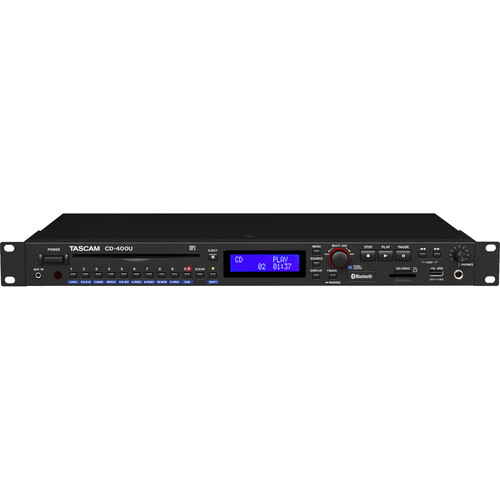 TASCAM CD-400U Reproductor de CD / SD / USB con Bluetooth