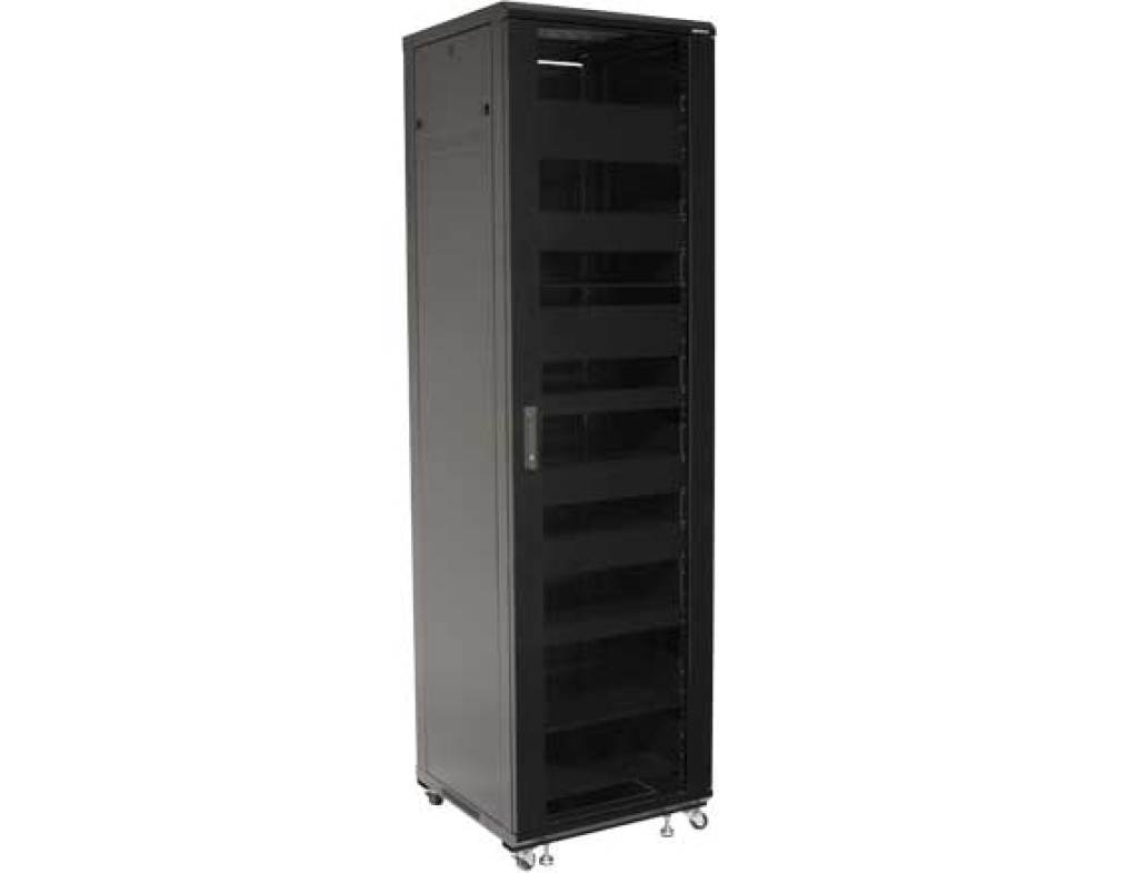 SANUS CFR2144-B1 Rack de componentes AV 44U de 85 Pulgadas