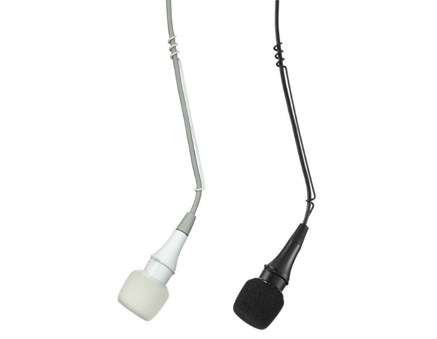 Shure CVO Micrófono colgante para instalación fija, disponible en blanco y negro