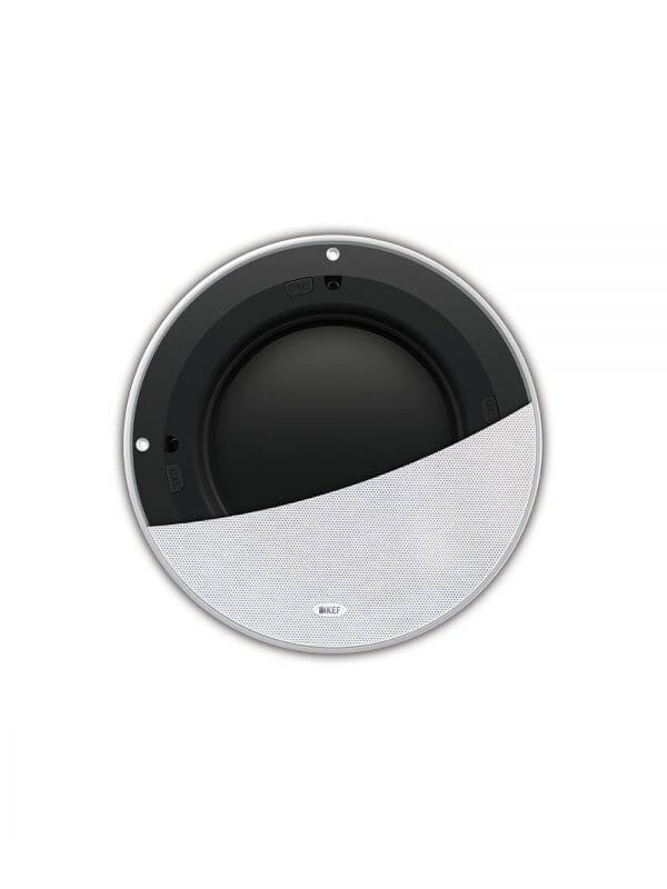 KEF Ci200TRb Subwoofer Bajo perfil de 8 pulgadas y 125W