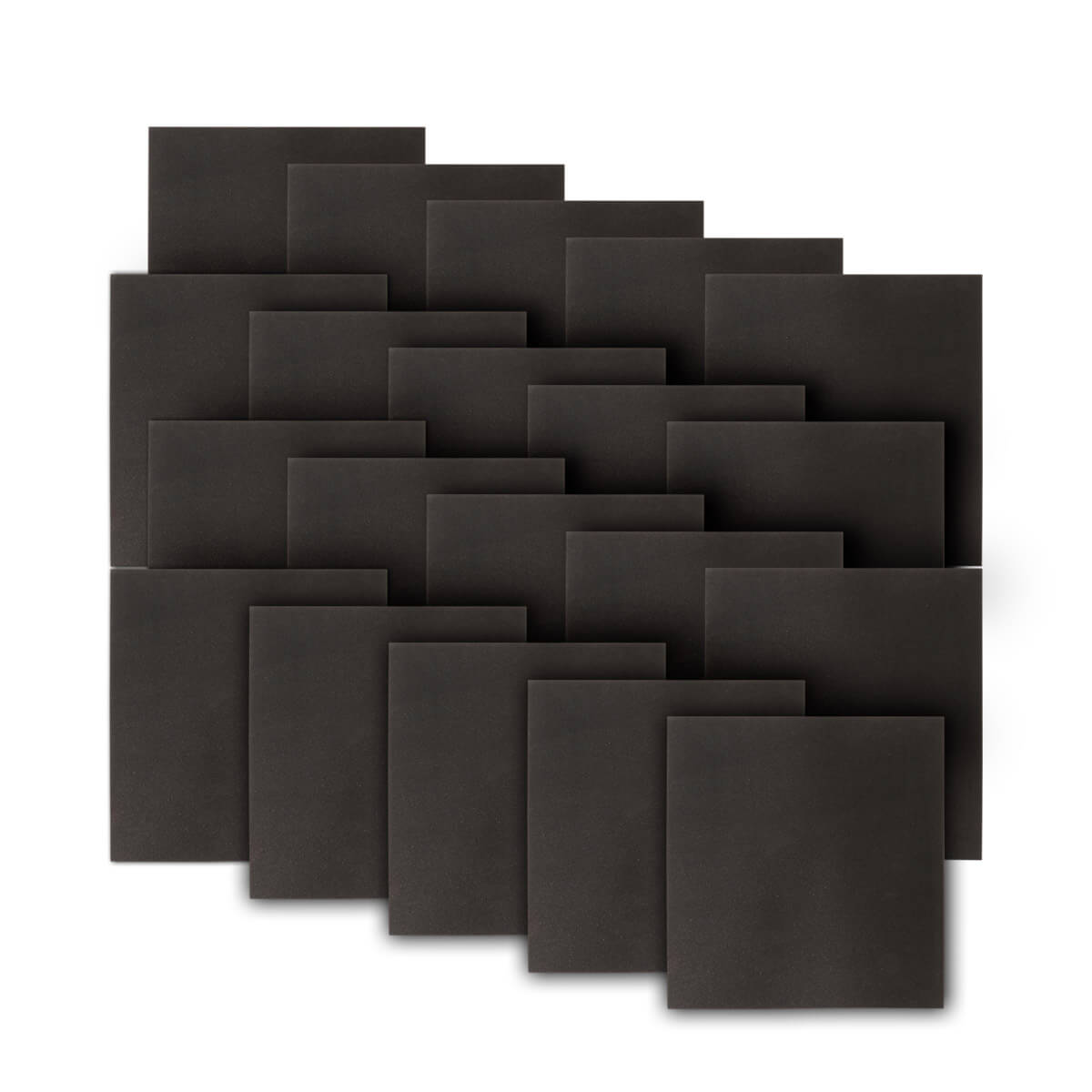 Professional Acoustic Panel EAL2-XSXT20 Panel Esponja Acústica Sala De Cine Kit 20 Pzas 20x20x5cm