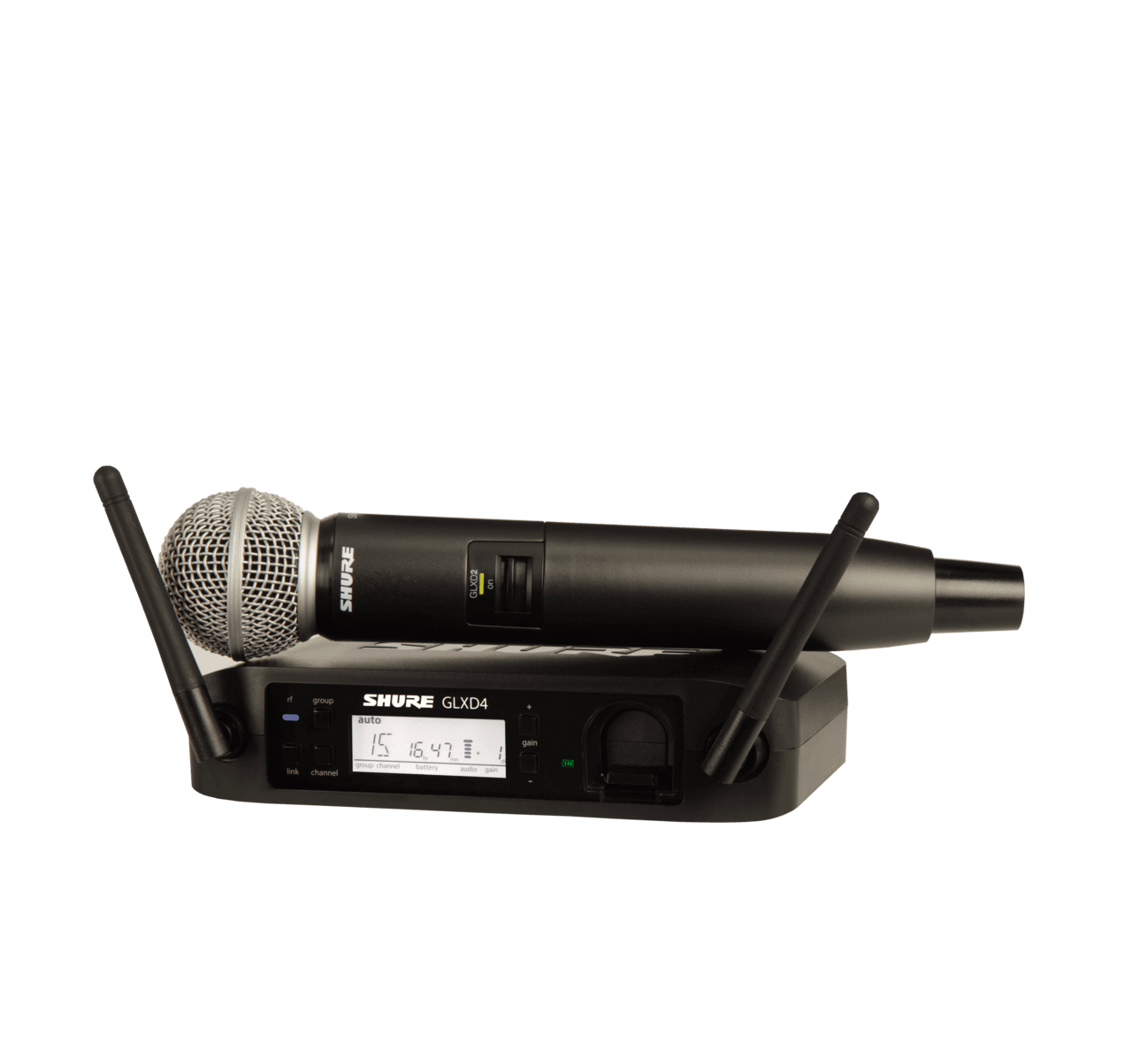 SHURE GLXD24/SM58 Sistema inalámbrico digital para voz, con micrófono vocal SM58