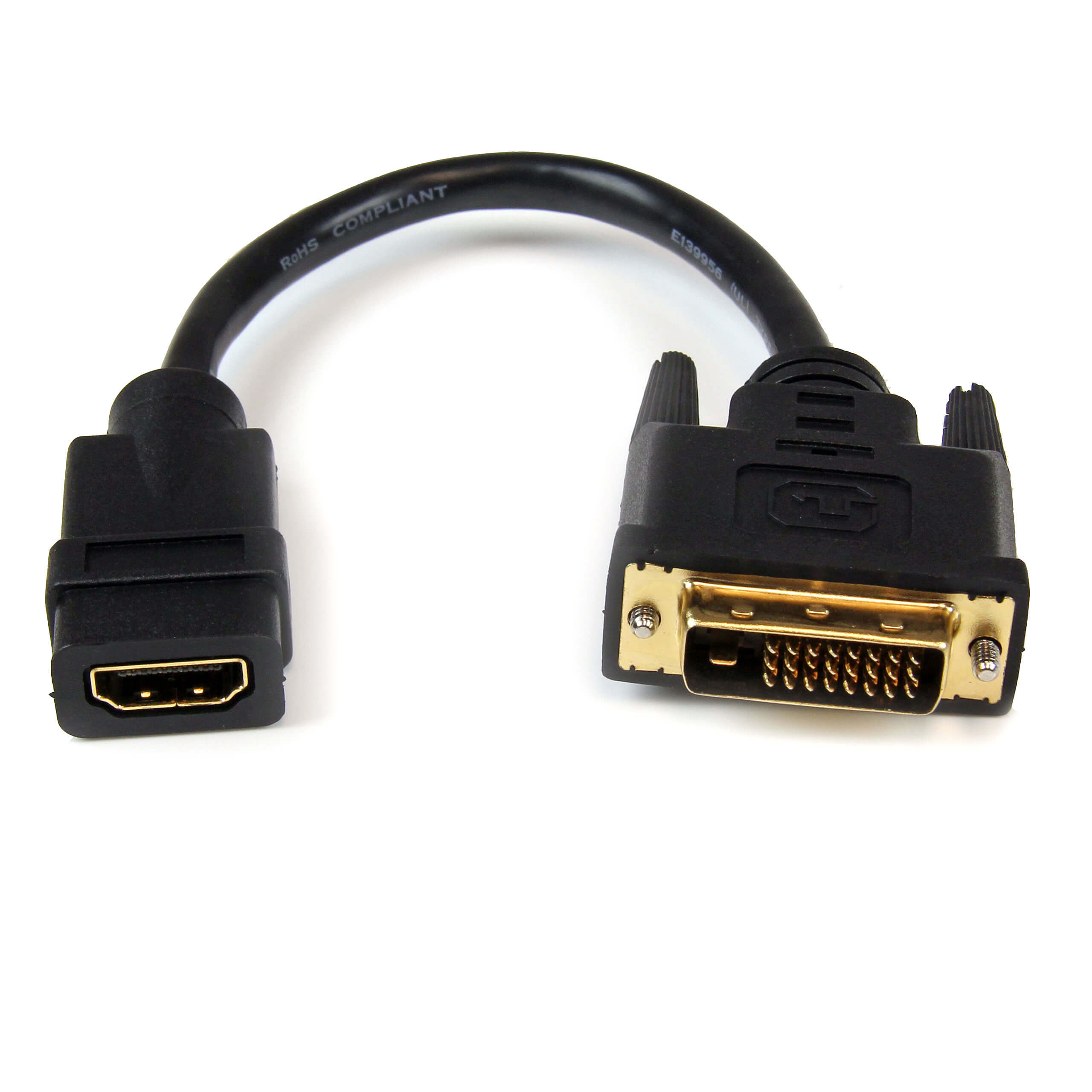 Cable adaptador HDMI hembra a DVI macho