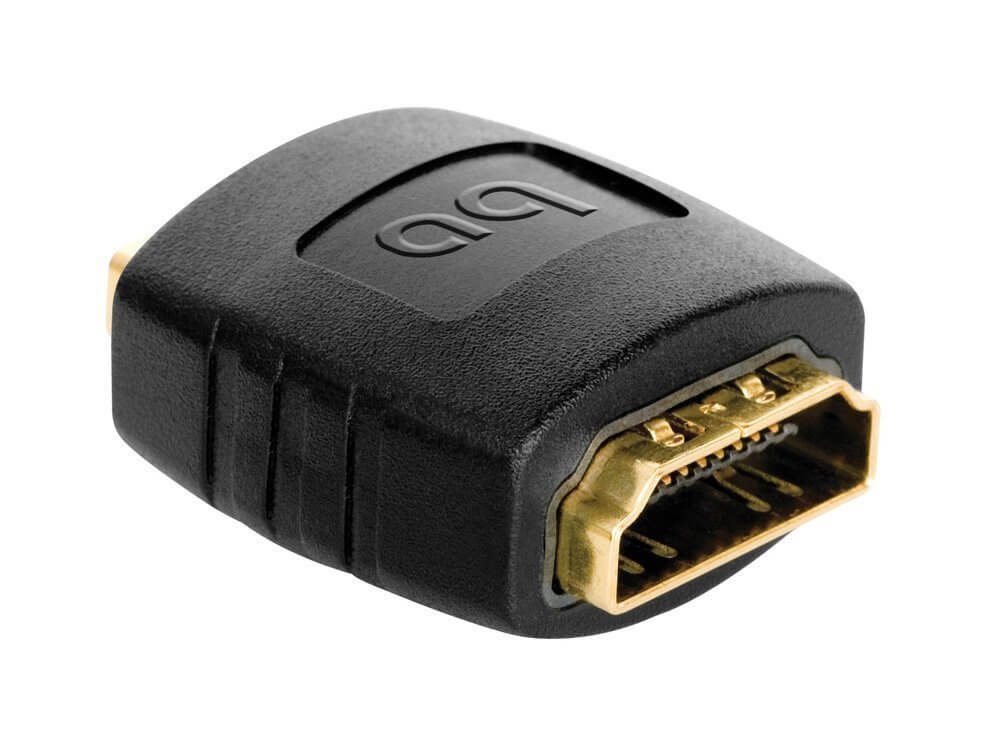 Acoplador hembra de HDMI a HDMI.