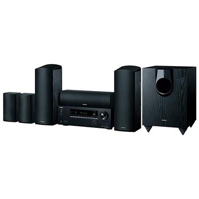 Onkyo HT-S5910 Paquete de teatro en casa de 5.1.2 canales con Dolby Atmos y Bluetooth