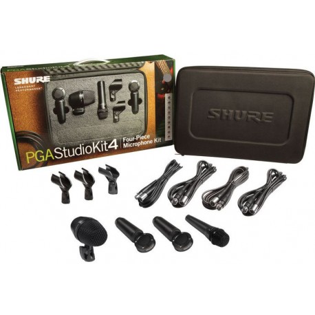 Shure PGASTUDIOKIT4 Kit de estudio PGA52, 57, 181 (X2)