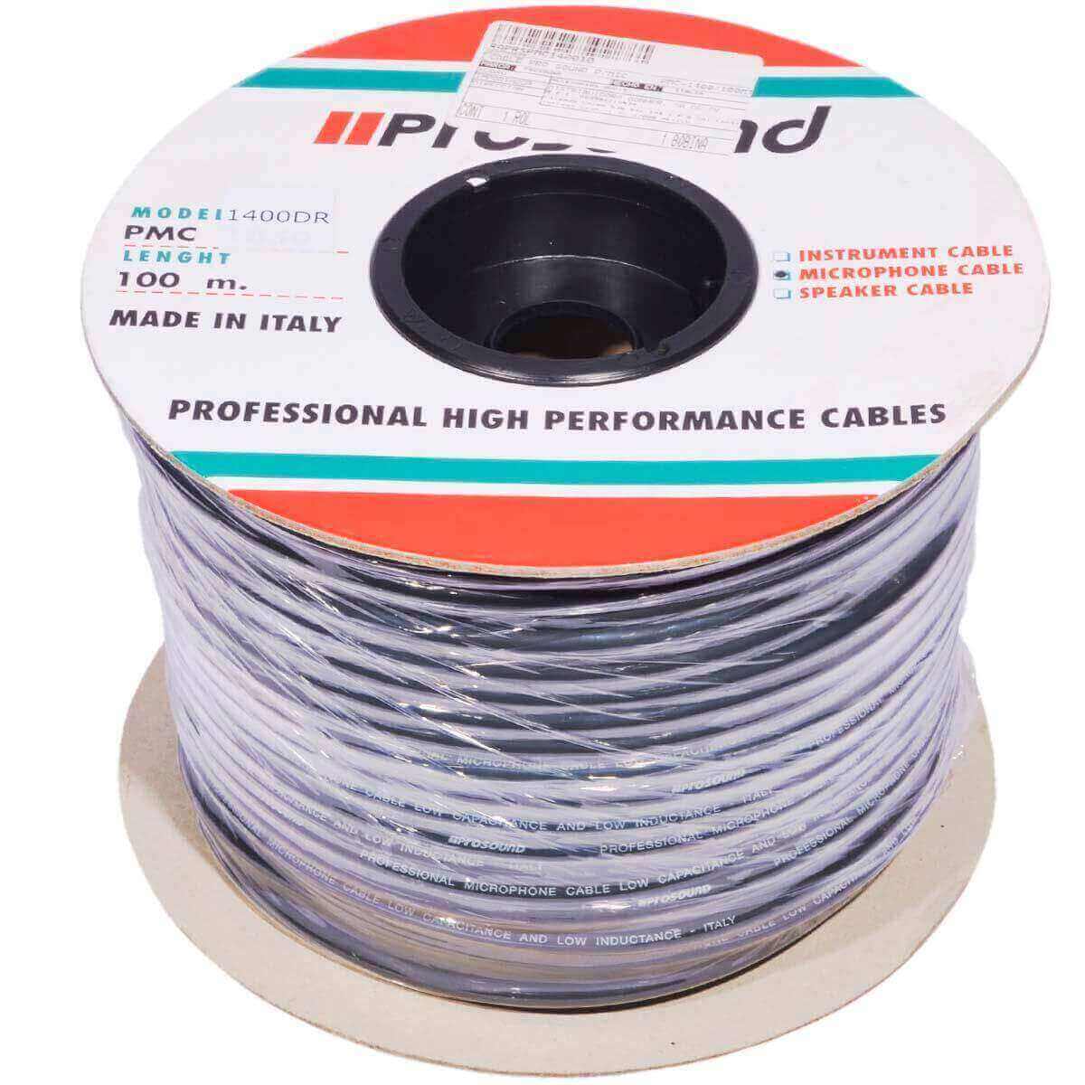 PROSOUND PMC-1400-100MT Bobina de Cable para Micrófono, POR METRO