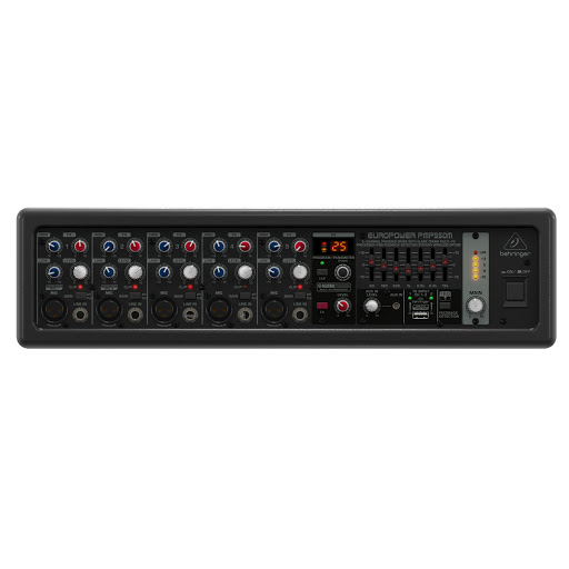 Behringer PMP550M Mezcladora de 5 canales mic/line de 500w