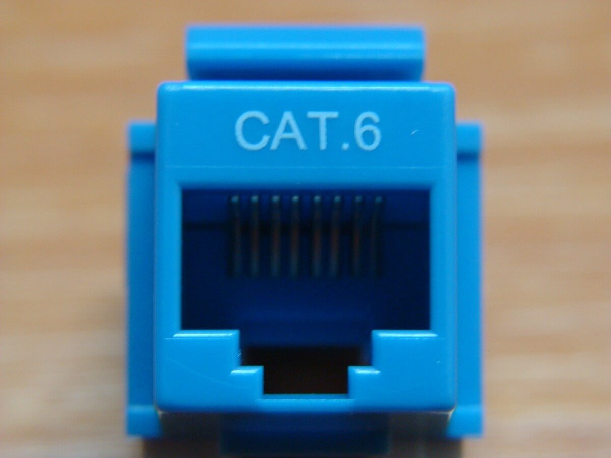 JACK CATEGORÍA 6 RJ45 (Azul)