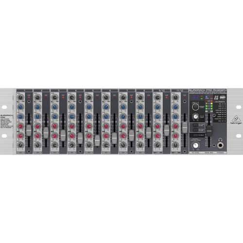 Behringer RX1202FX Mezcladora montable en rack (3 unidades), 12 entradas, 8 preamplificadores xenyx